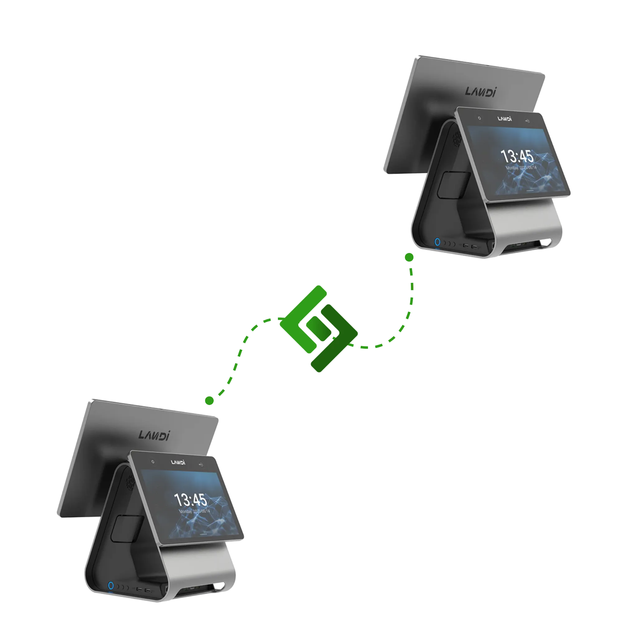 Lifelong POS terminal with touchscreen display and integrated receipt printer, ideal for liquor and vape stores