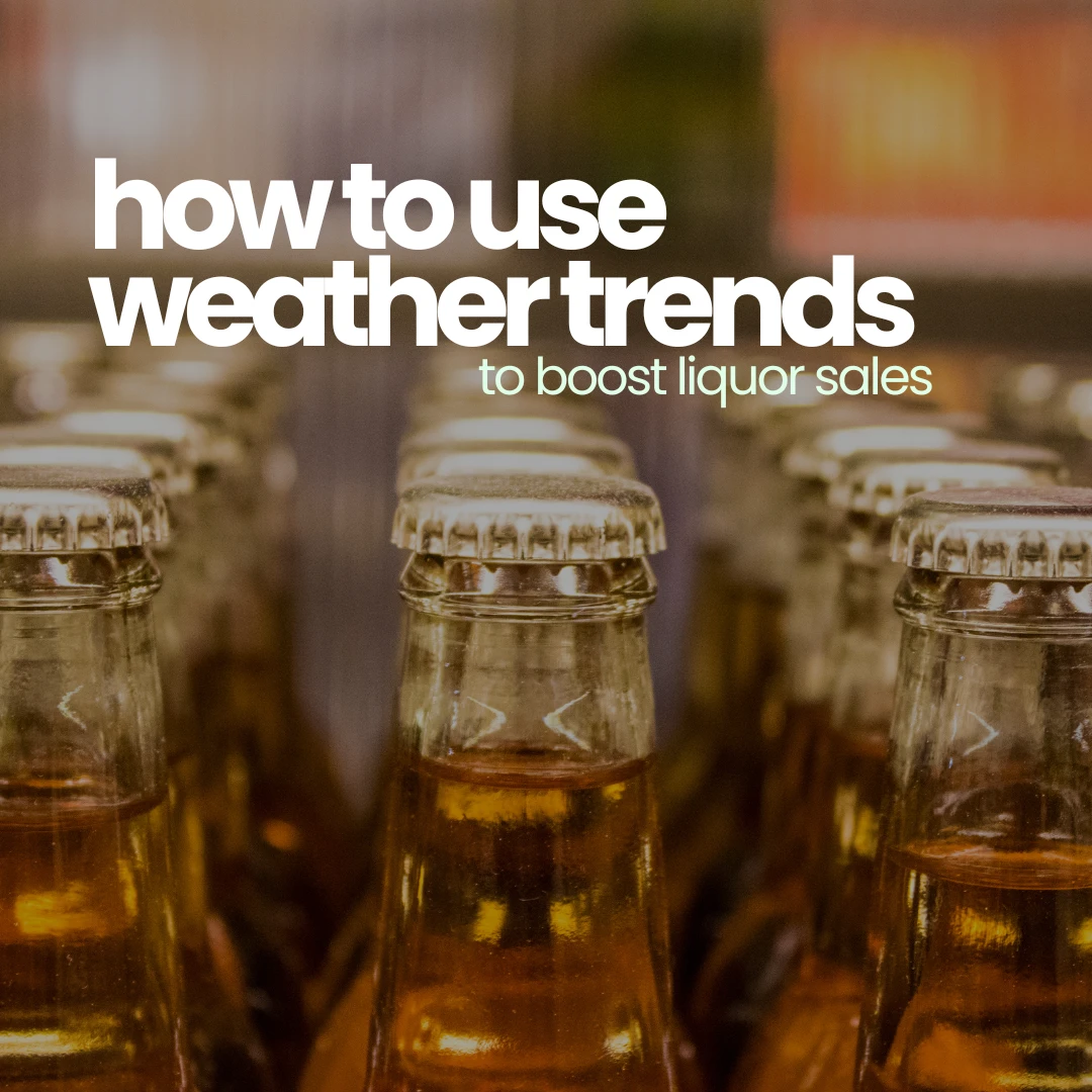 Lifelong Merchant Services and Lifelong POS industry blog cover discussing how to use weather trends to forecast sales in liquor retail. Teaches how smart data can guide promotions and inventory management.