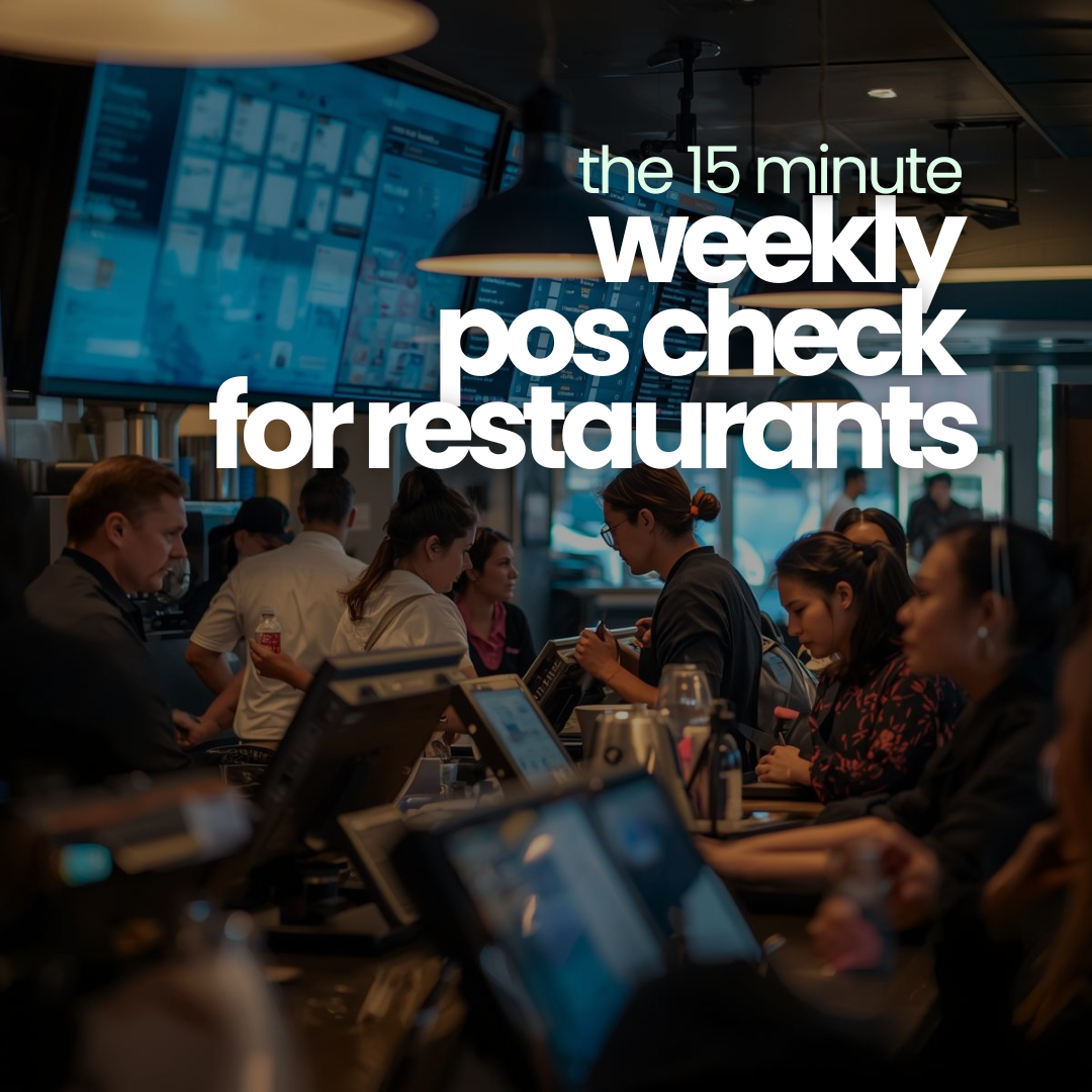 Lifelong Merchant Services and Lifelong POS industry blog The 15-Minute Weekly POS Check for Restaurants