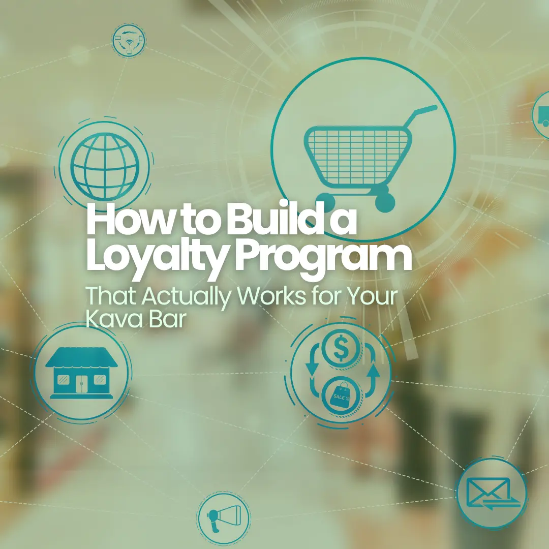 Kava bar customer enrolling in loyalty rewards program at POS — Lifelong Merchant Services